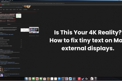 How to Enable HiDPI on Your External 4K Monitor for Mac