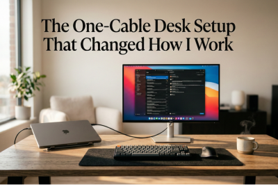 The One-Cable Desk Setup That Changed How I Work | USB-C Monitor Hub by NPC
